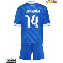 Real Madrid Aurelien Tchouameni #14 Replica Third Minikit 2025-26 Short Sleeve (+ pants)